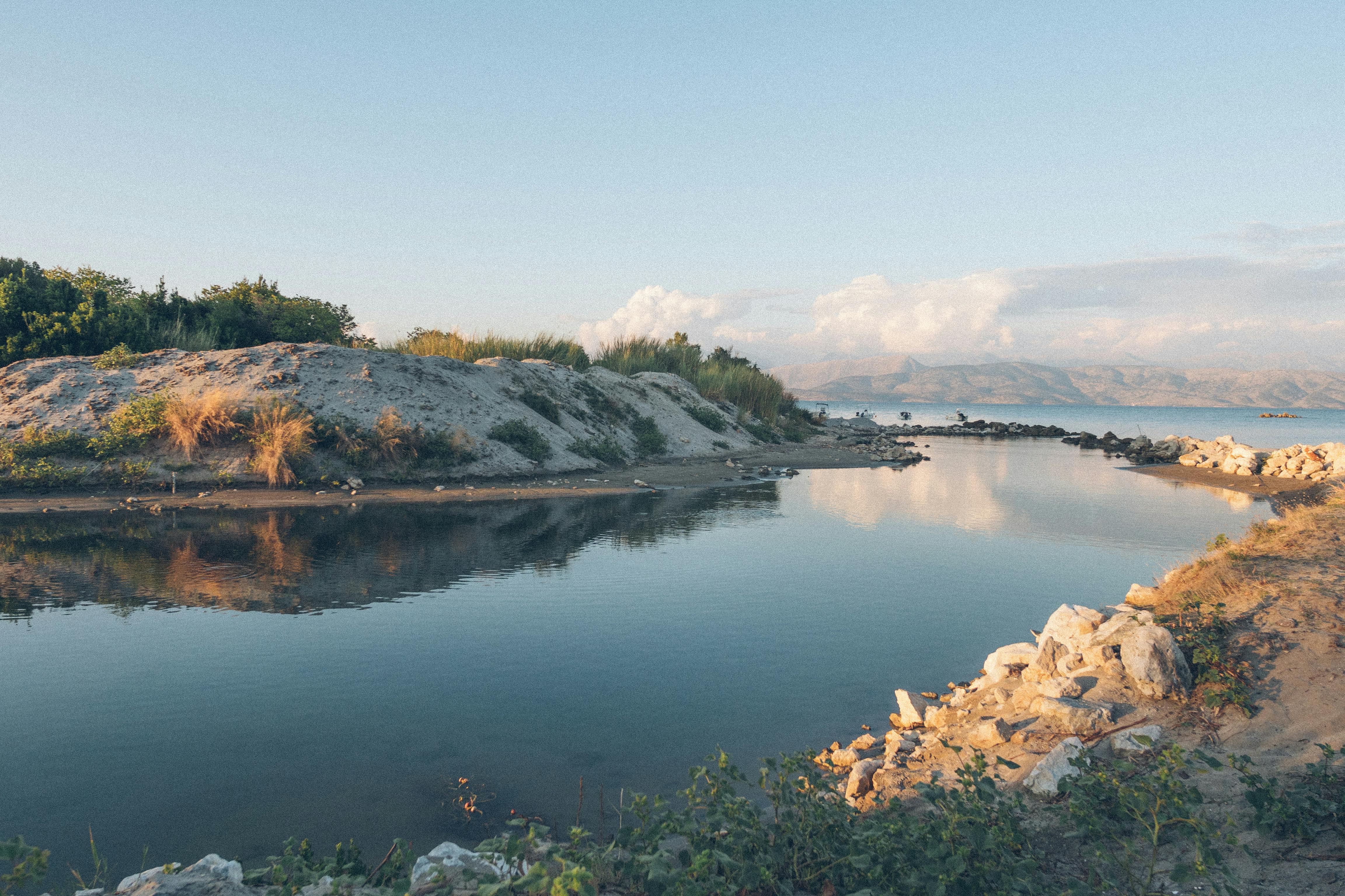 small lake view