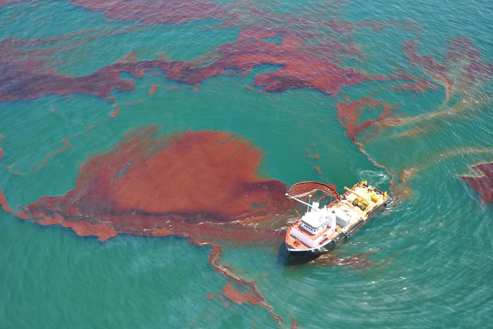 oil in water