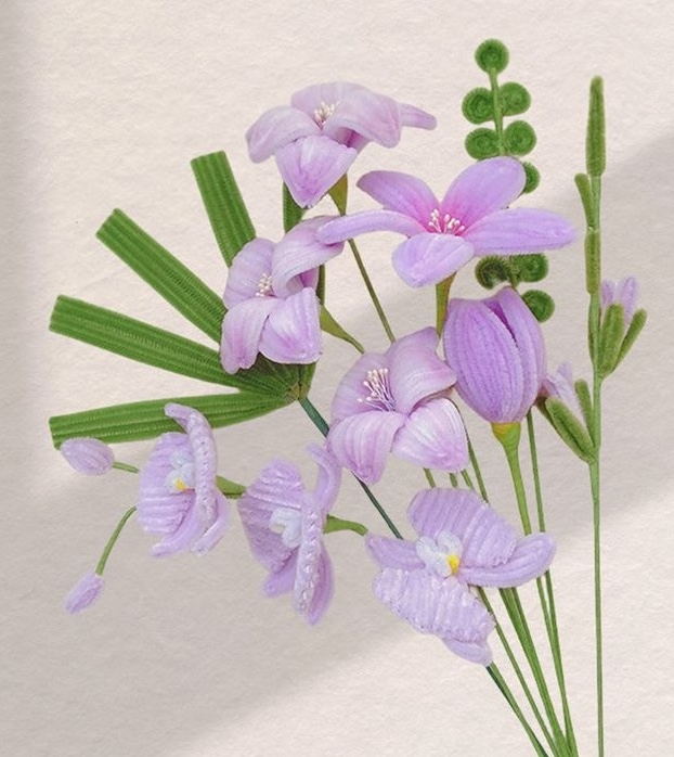pipe cleaner flowers